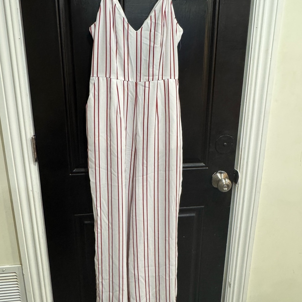 Forever 21 Red and White Striped Top